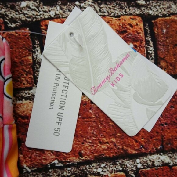 NWT Tommy Bahama Kids Swimsuit One-Piece Tile 24 Mos - Picture 7 of 12